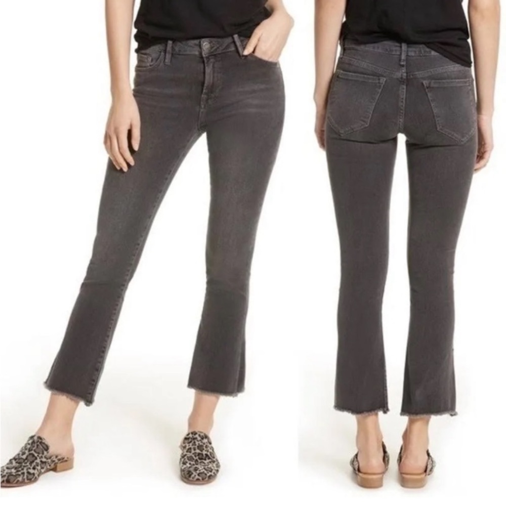 Free People High Rise Crop Bootcut Jeans